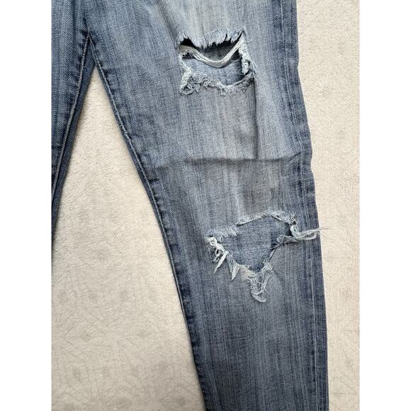 Current/Elliott Women's Jeans Boyfriend Cut, Super Loved Distress Size 24 - Picture 4 of 12